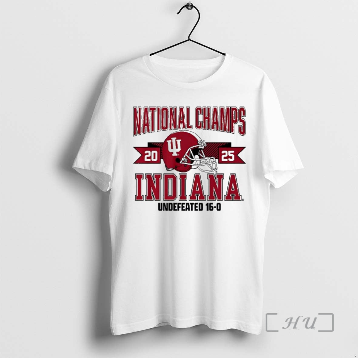 Trending Indiana Football 2025 Cfp National Champions Arched Helmet T-Shirts, Hoodie, Sweatshirt | PopFlextees.com