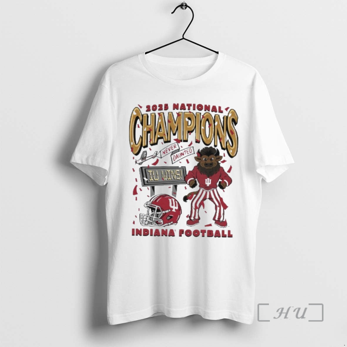 Trending Indiana Football 2025 National Champions Hoosier The Bison T-Shirts, Hoodie, Sweatshirt | PopFlextees.com
