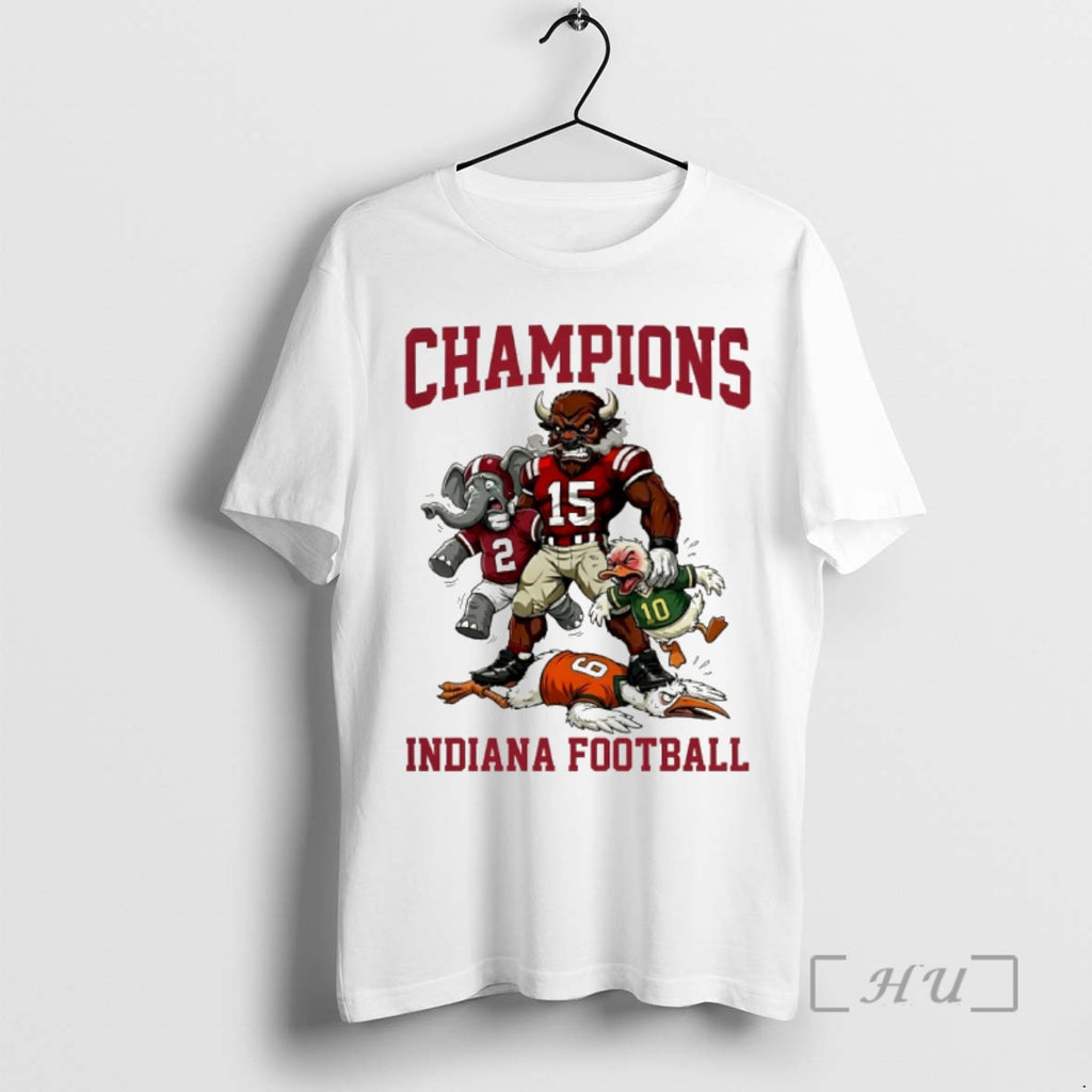 Trending Indiana Football Undefeated 2026 Champions College Football Playoffs T-Shirts, Hoodie, Sweatshirt | PopFlextees.com