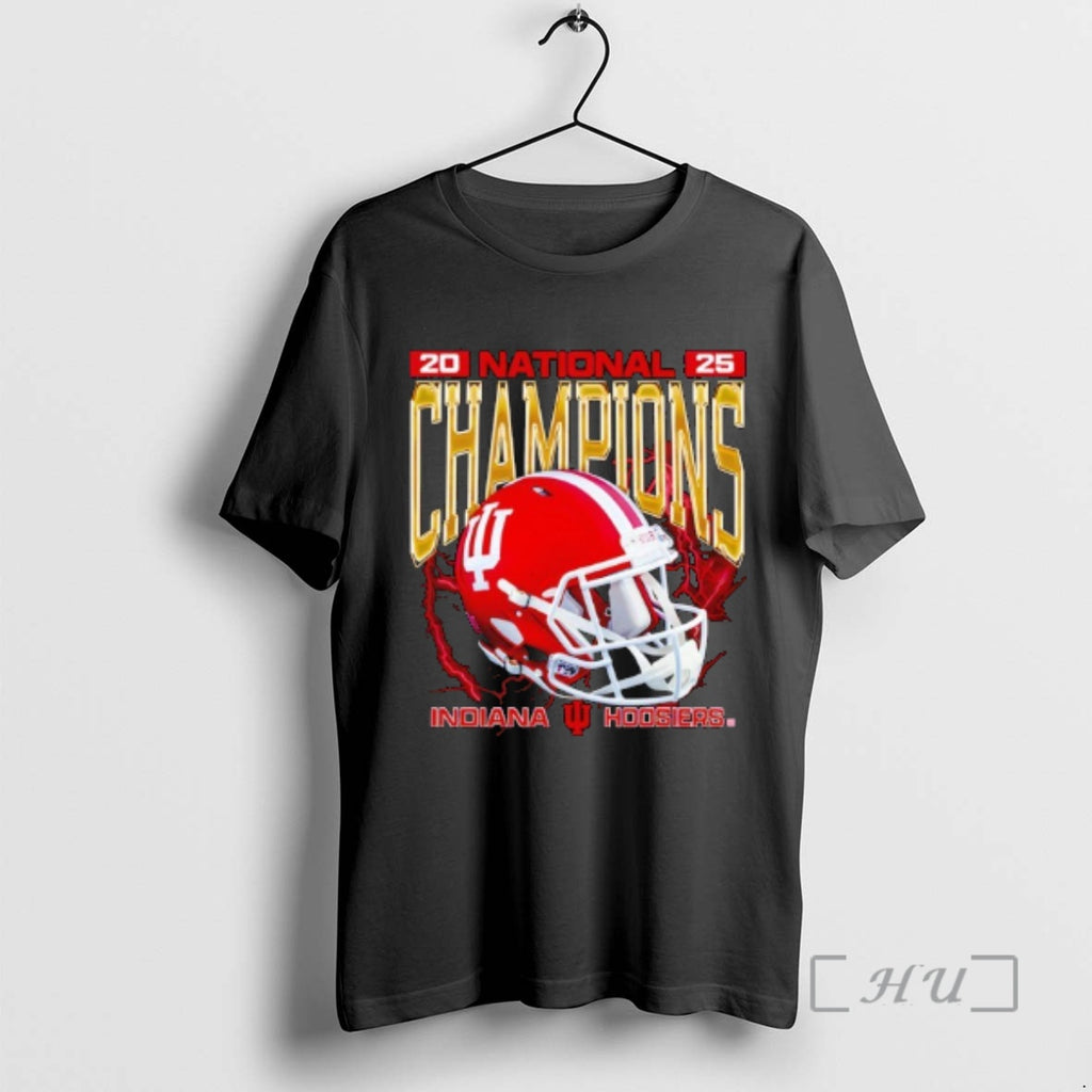 Trending Indiana Hoosier National Champs Helmet 2025 T-Shirts, Hoodie, Sweatshirt | PopFlextees.com