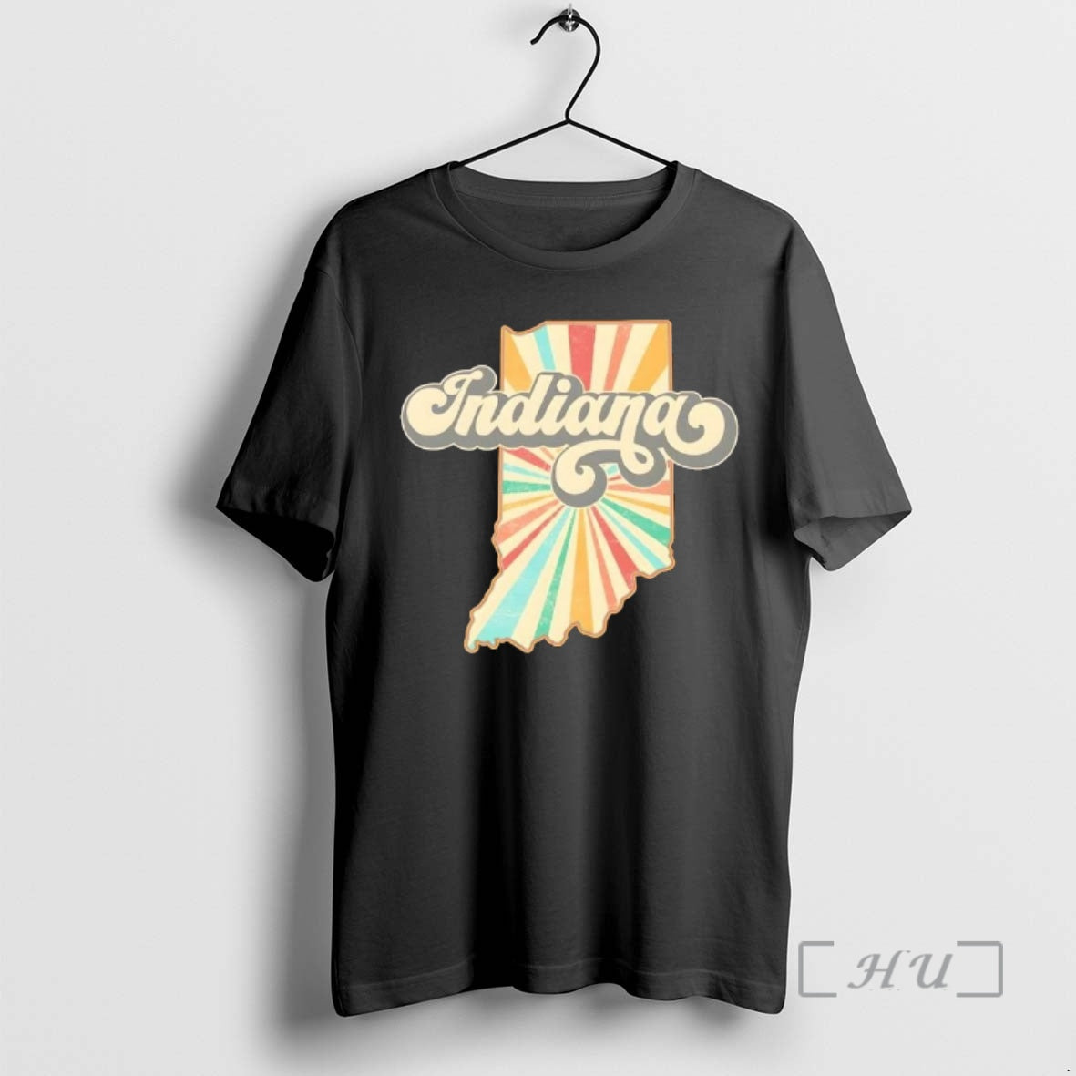 Trending Indiana State Retro Vintage Map T-Shirts, Hoodie, Sweatshirt | PopFlextees.com