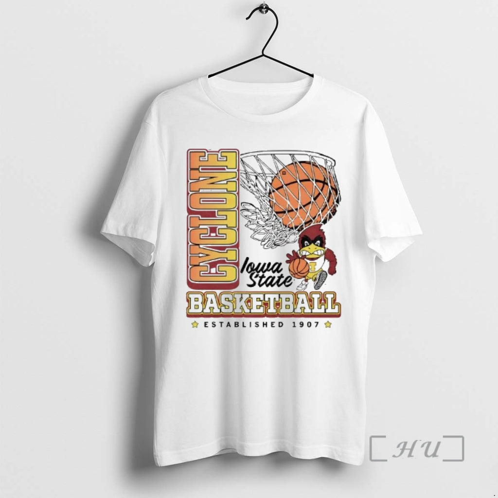 Trending Iowa State Basketball Established 1907 Hilton Coliseum T-Shirts, Hoodie, Sweatshirt | PopFlextees.com