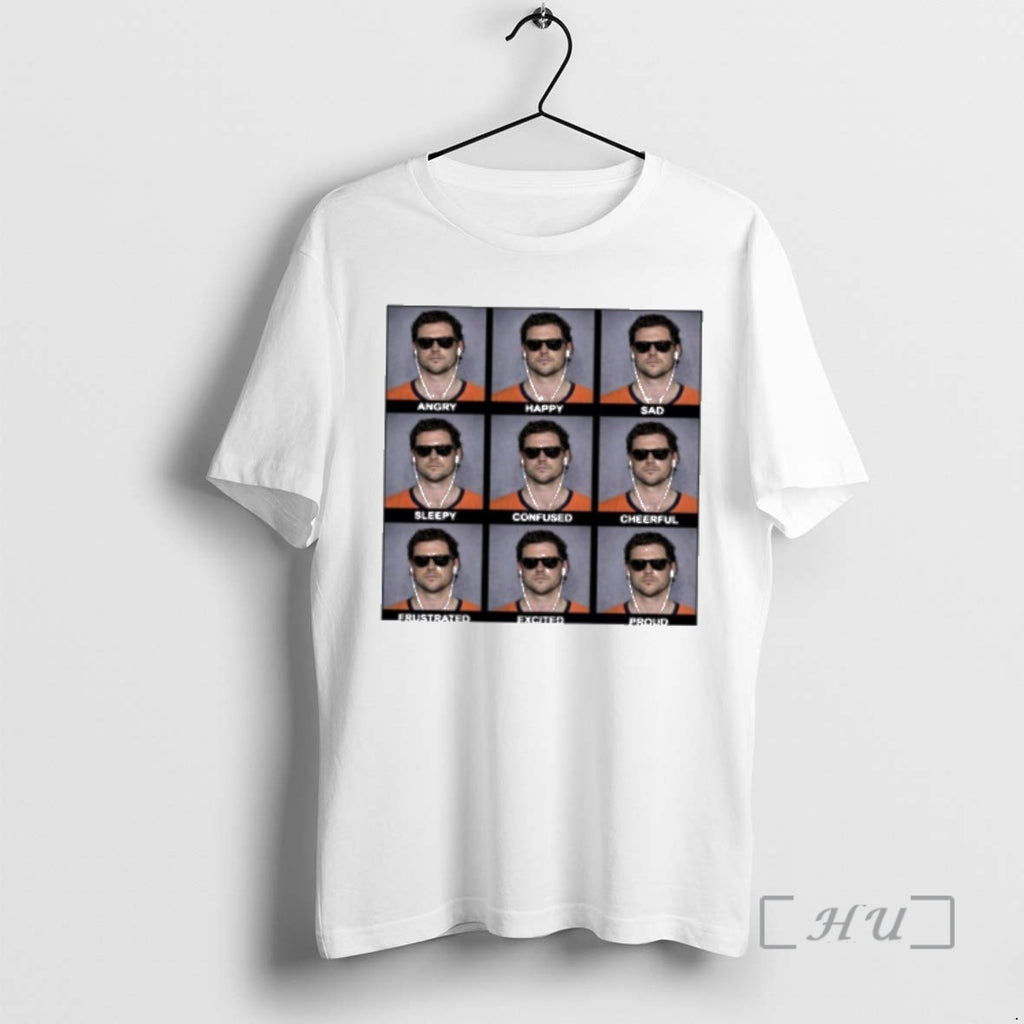 Trending Jarrett Stidham Angry Happy Sad Emoji T-Shirts, Hoodie, Sweatshirt | PopFlextees.com