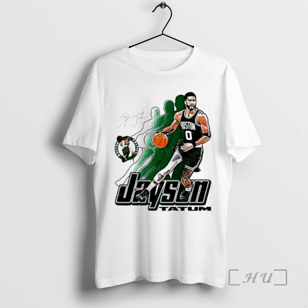 Trending Jayson Tatum Boston Celtics Signature 0 Retro Vibe Graphic T-Shirts, Hoodie, Sweatshirt | PopFlextees.com