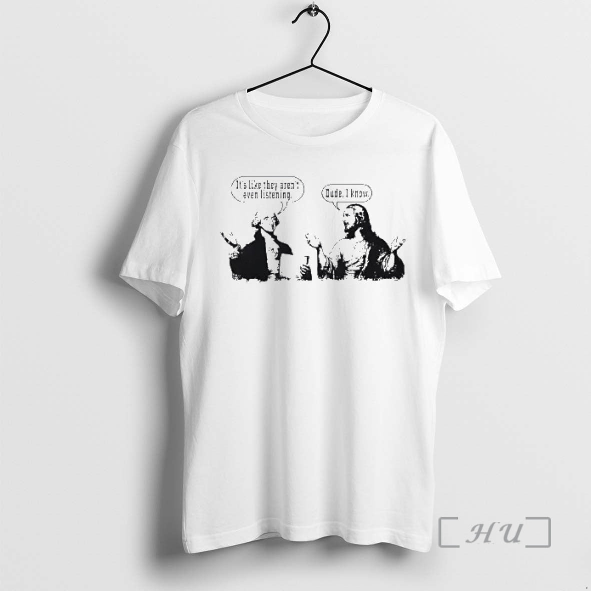 Trending Jesus And George Washington Funny Political Christian T-Shirts, Hoodie, Sweatshirt | PopFlextees.com