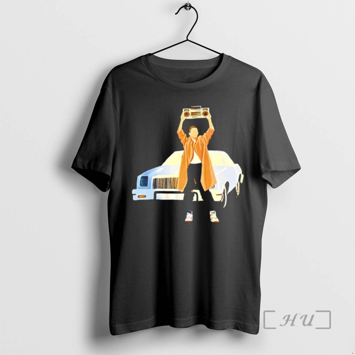 Trending John Cusack Say Anything Boombox Scene Art T-Shirts, Hoodie, Sweatshirt | PopFlextees.com