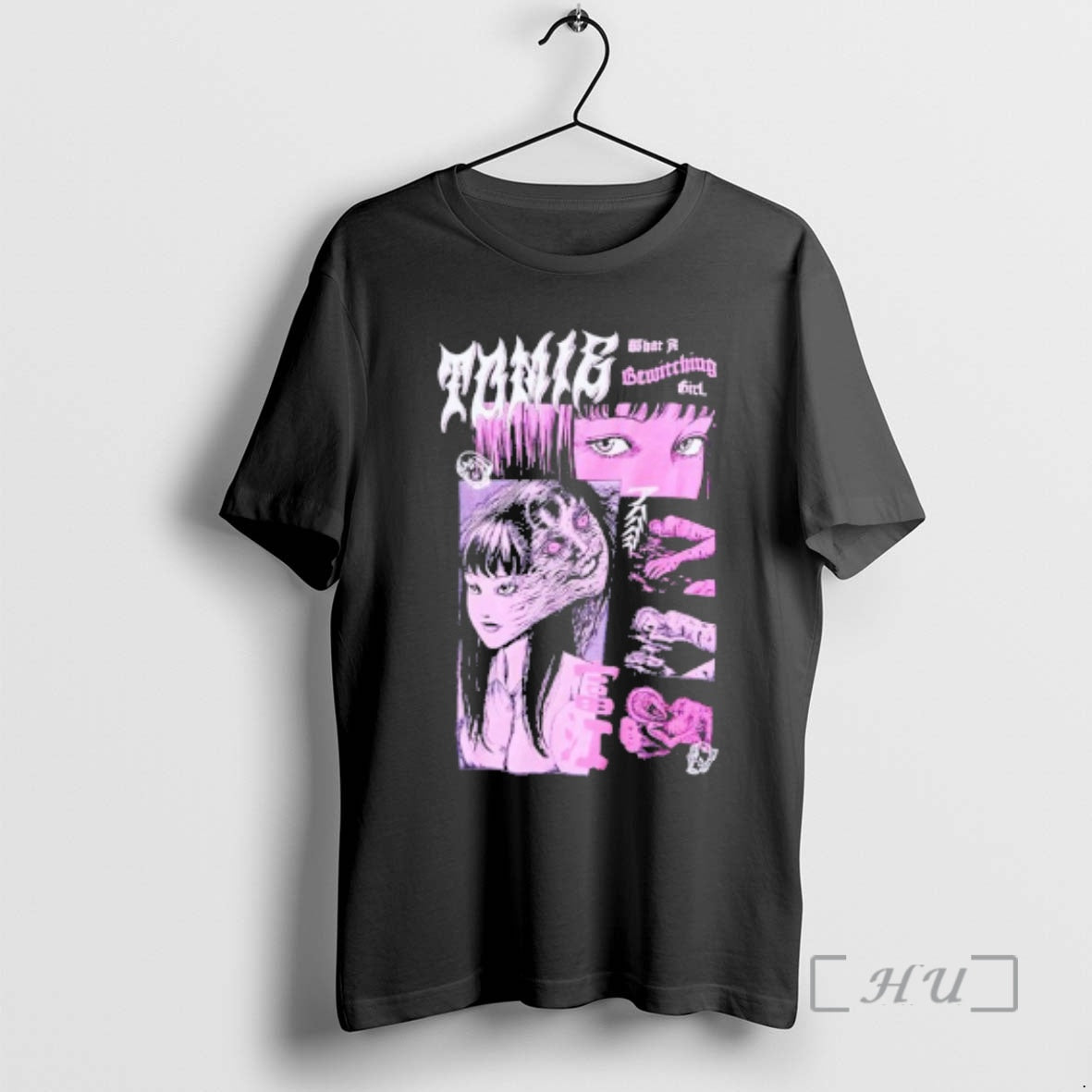 Trending Junji Ito Tomie Pink Panel T-Shirts, Hoodie, Sweatshirt | PopFlextees.com
