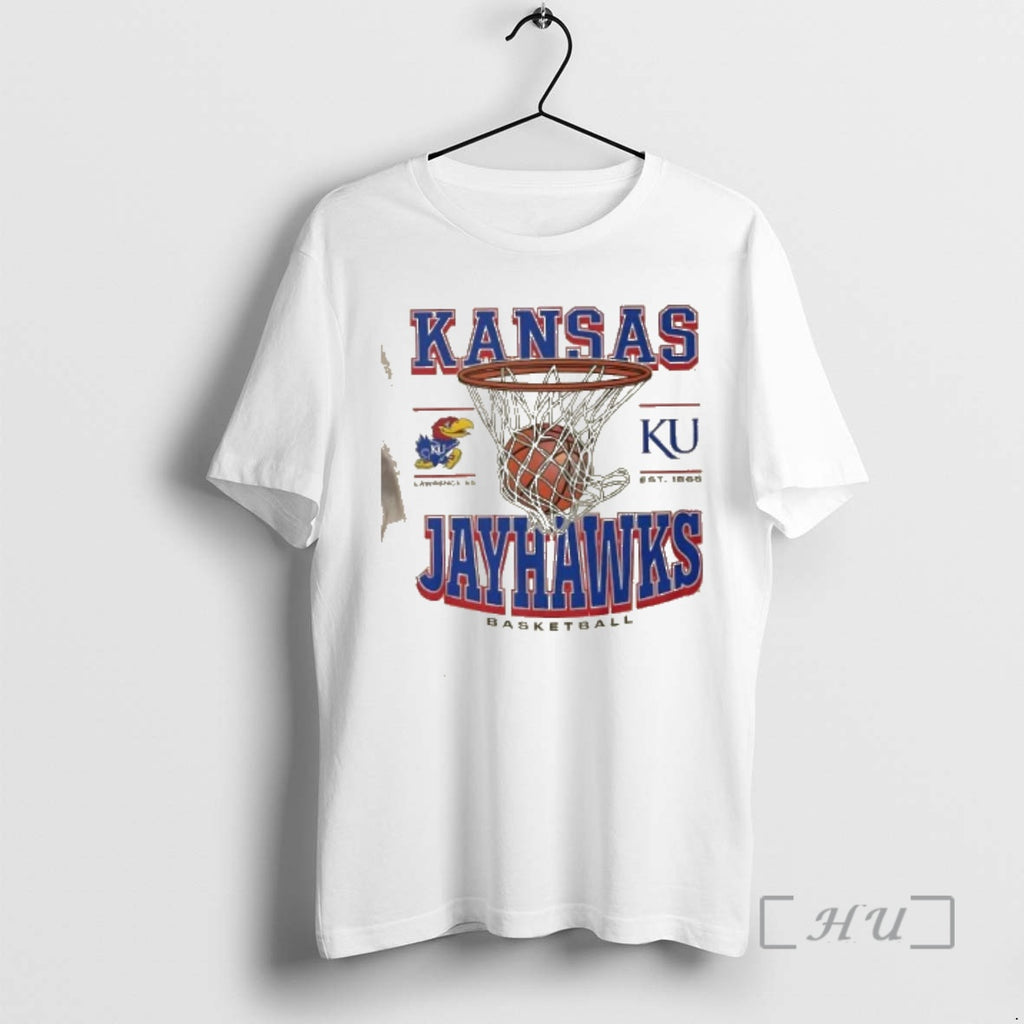 Trending Kansas Jayhawks Basketball Game Time Lawrence Ks Est 1865 T-Shirts, Hoodie, Sweatshirt | PopFlextees.com