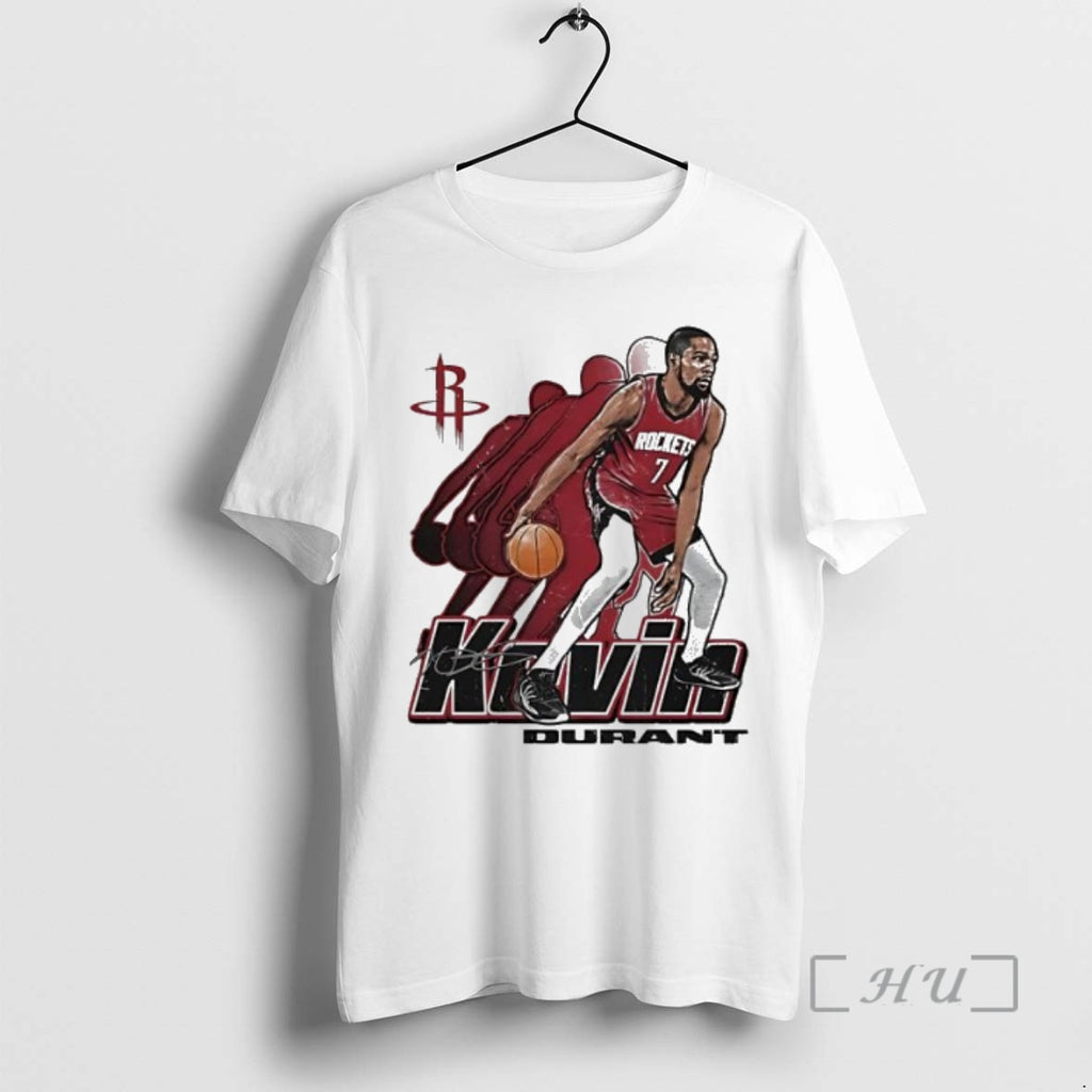 Trending Kevin Durant Houston Rockets Signature 7 Retro Vibe Graphic T-Shirts, Hoodie, Sweatshirt | PopFlextees.com
