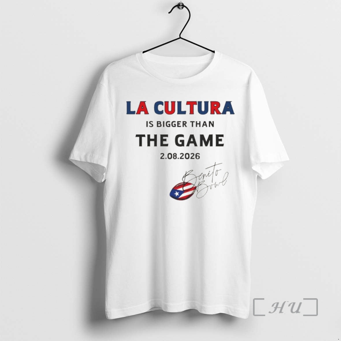 Trending La Cultura Is Bigger Than The Game 2 08 2026 Bad Bunny Benito Bowl T-Shirts, Hoodie, Sweatshirt | PopFlextees.com