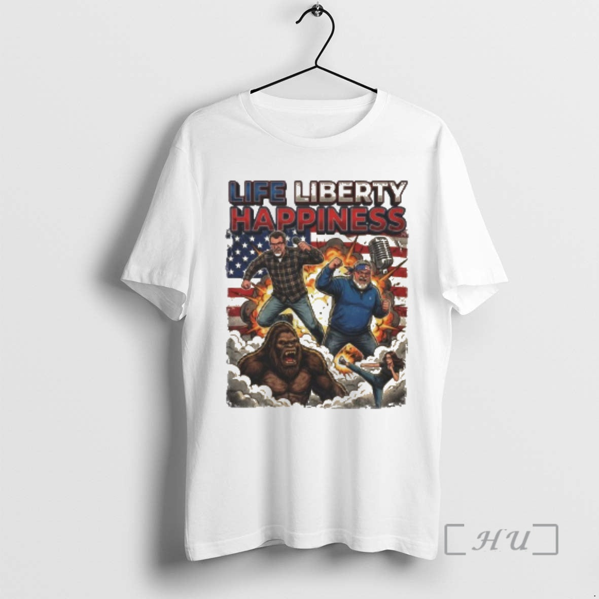 Trending Life Liberty Happiness Action T-Shirts, Hoodie, Sweatshirt | PopFlextees.com