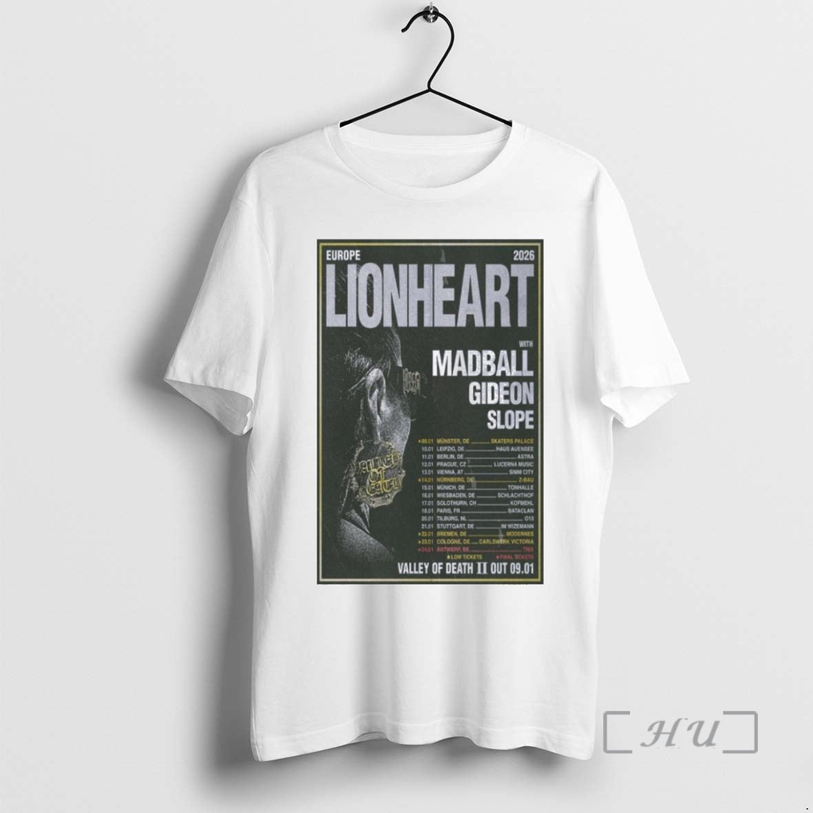Trending Lionheart Europe Tour 2026 T-Shirts, Hoodie, Sweatshirt | PopFlextees.com