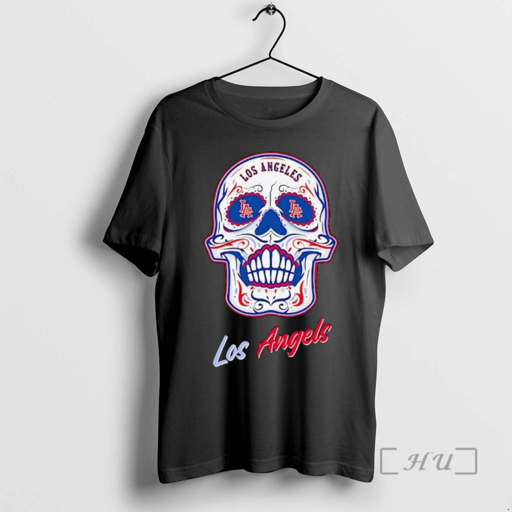 Trending Los Angeles Angels Sugar Skull T-Shirts, Hoodie, Sweatshirt | PopFlextees.com