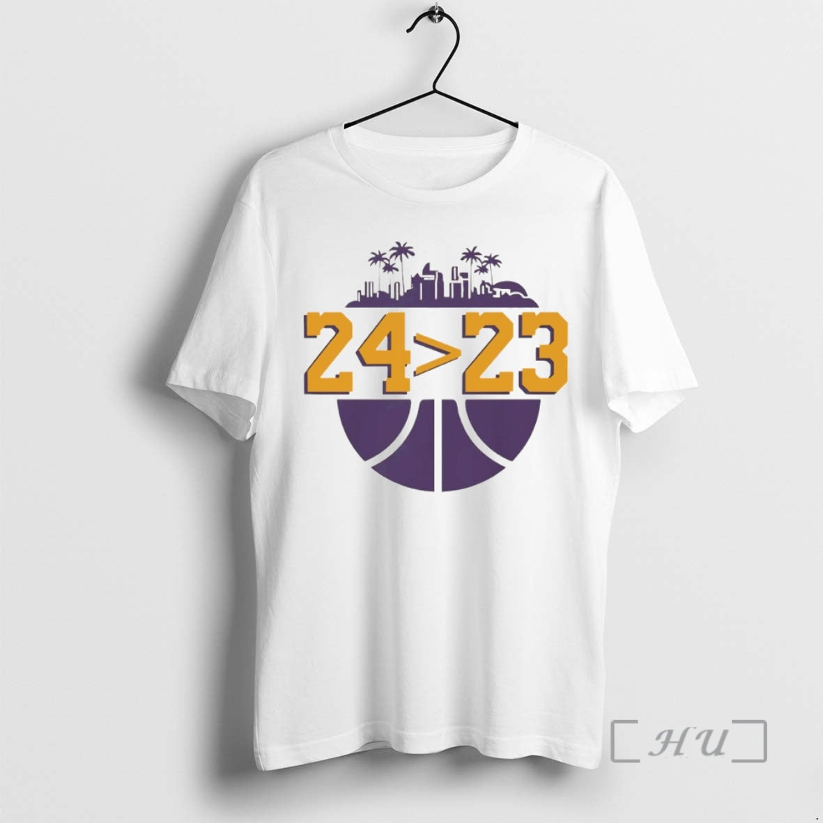 Trending Los Angeles Lakers 24 Over 23 Circle T-Shirts, Hoodie, Sweatshirt | PopFlextees.com