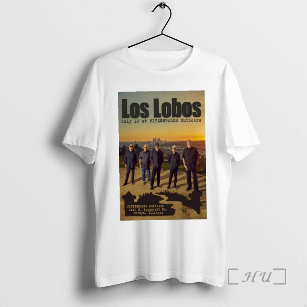 Trending Los Lobos Jul 10 2026 Fitzgeralds Berwyn Il T-Shirts, Hoodie, Sweatshirt | PopFlextees.com