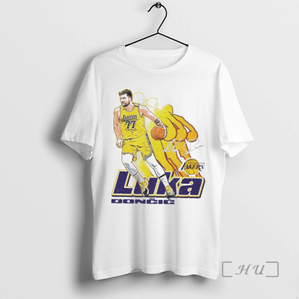 Trending Luka Doncic Los Angeles Lakers Nba Retro T-Shirts, Hoodie, Sweatshirt | PopFlextees.com