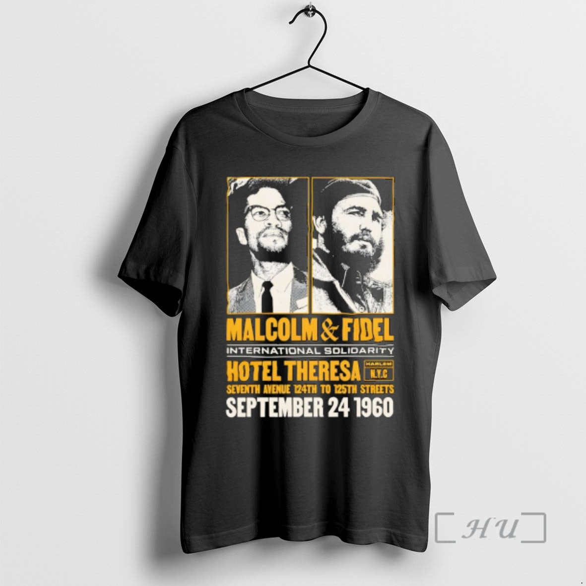 Trending Malcolm And Fidel At Hotel Theresa T-Shirts, Hoodie, Sweatshirt | PopFlextees.com