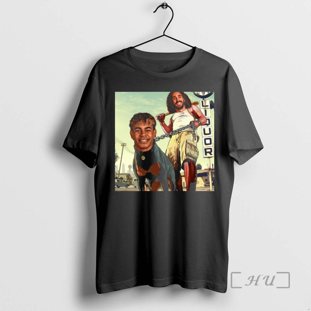 Trending Marc Cucurella And Lamine Yamal Franklin And Chop Meme T-Shirts, Hoodie, Sweatshirt | PopFlextees.com