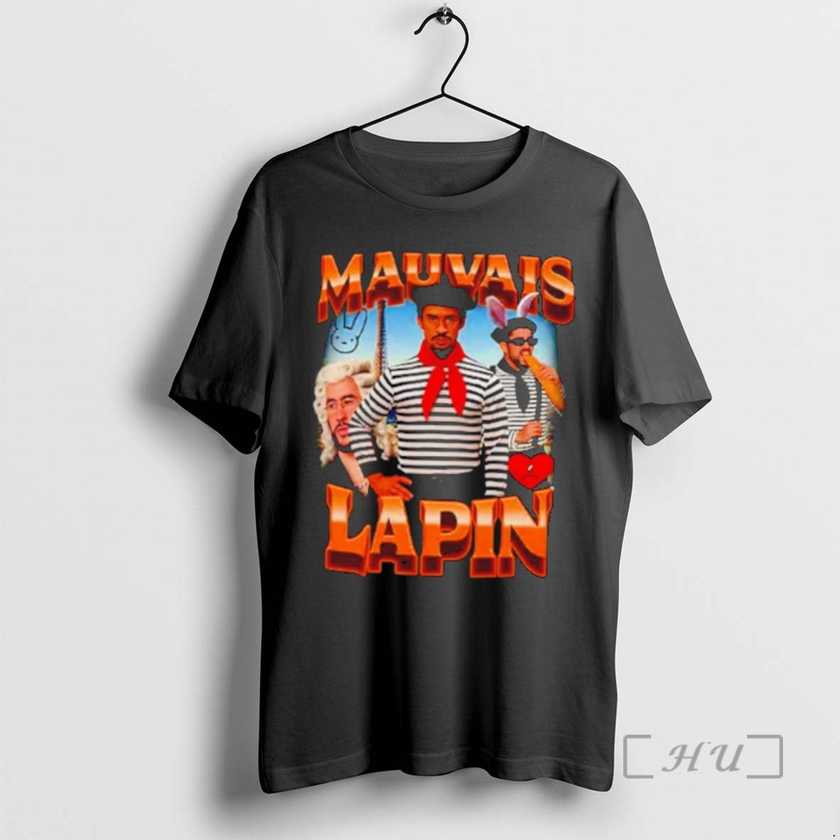 Trending Mauvais Lapin Bad Bunny Graphic T-Shirts, Hoodie, Sweatshirt | PopFlextees.com