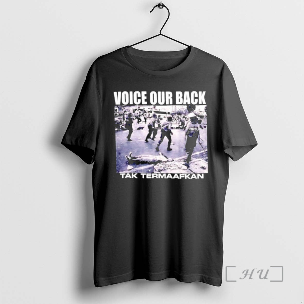 Trending Merchcons Apparel Voice Our Back Polisi Tak Termaafkan T-Shirts, Hoodie, Sweatshirt | PopFlextees.com
