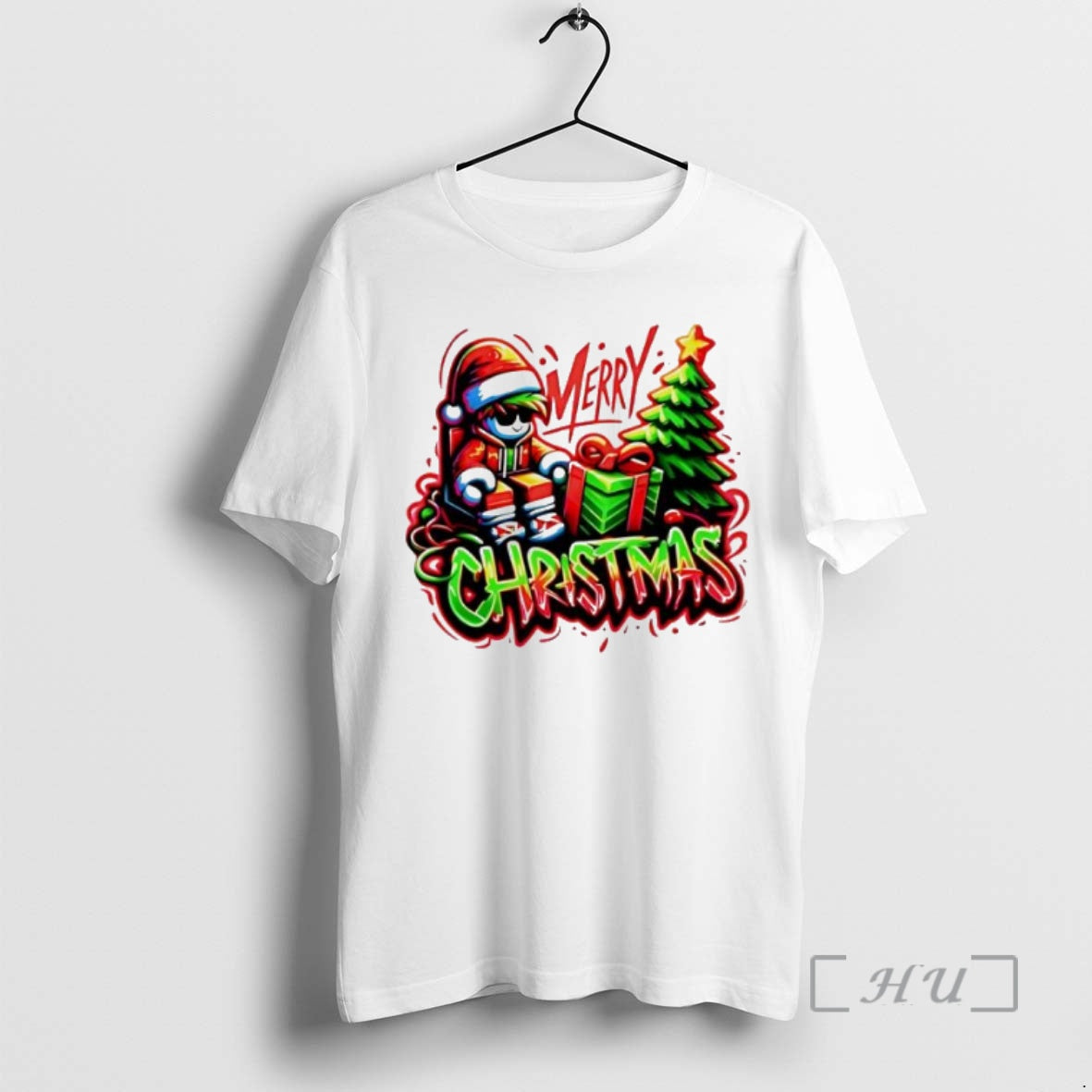 Trending Merry Christmas Reindeer Sleigh Art T-Shirts, Hoodie, Sweatshirt | PopFlextees.com