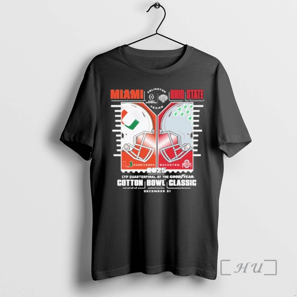 Trending Miami X Ohio State Cfp Quarterfinal At The Goodyear Cotton Bowl Classic Premium T-Shirts, Hoodie, Sweatshirt