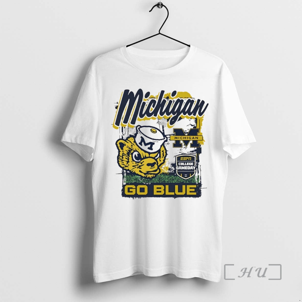 Trending Michigan Wolverines College Gameday Go Blue Mascot Circle T-Shirts, Hoodie, Sweatshirt | PopFlextees.com