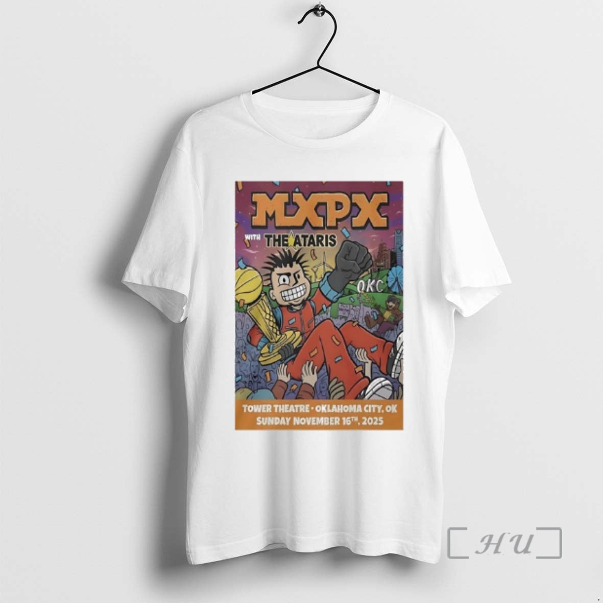 Trending Mxpx With The Ataris Oklahoma City Ok November 16 2025 Premium T Shirts Sweater Hoodie, Sweatshirt | PopFlextees.com