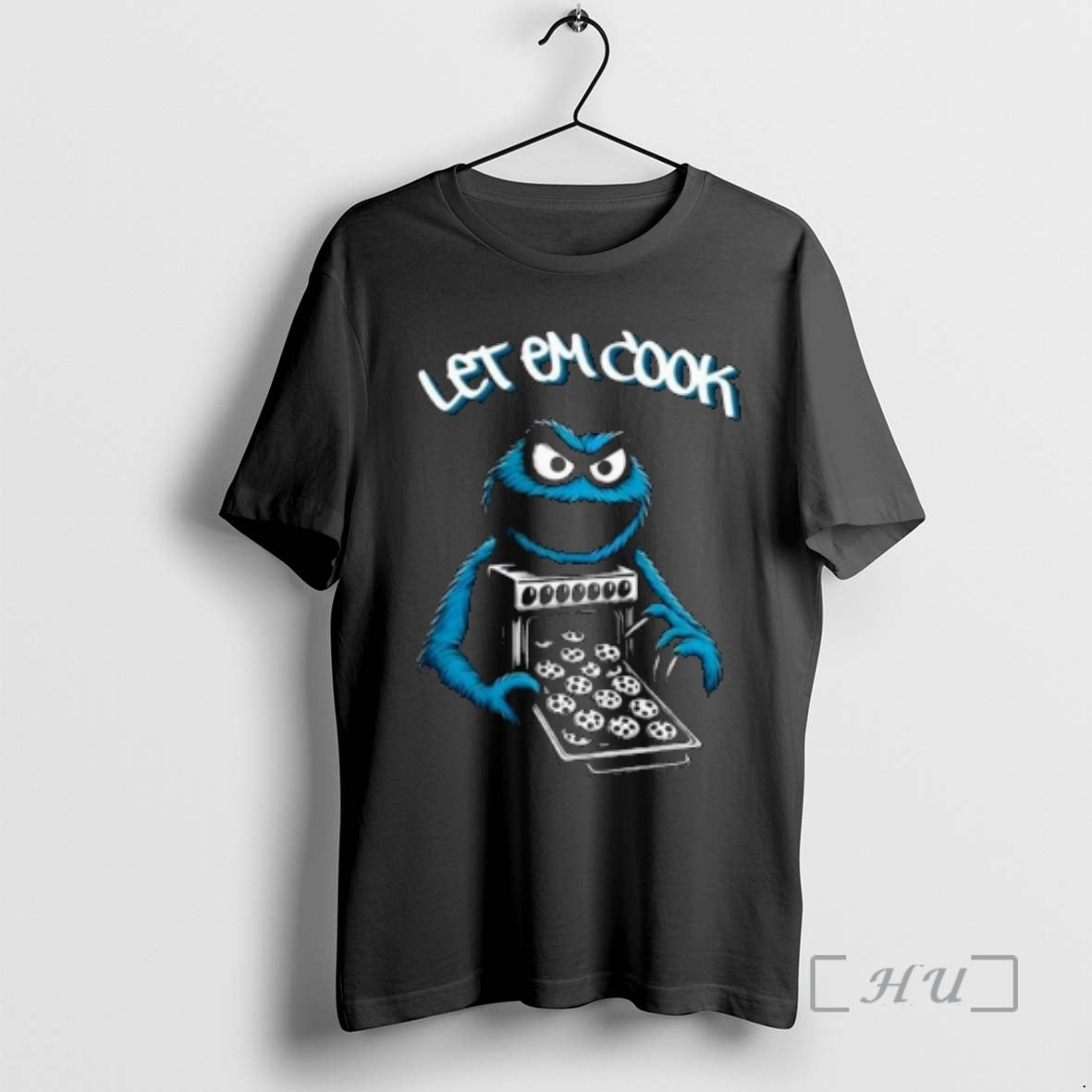 Trending Myron Gaines Wearing Let Em Cook Circle Black T-Shirts, Hoodie, Sweatshirt | PopFlextees.com