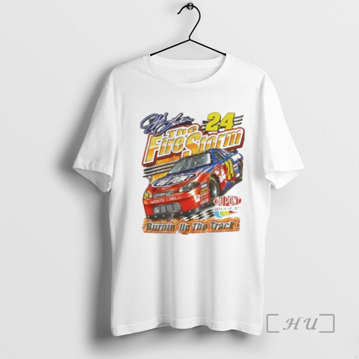 Trending Nascar Jeff Gordon The Fire Storm Burnin Up The Track Premium T Shirts Sweater Hoodie, Sweatshirt | PopFlextees.com