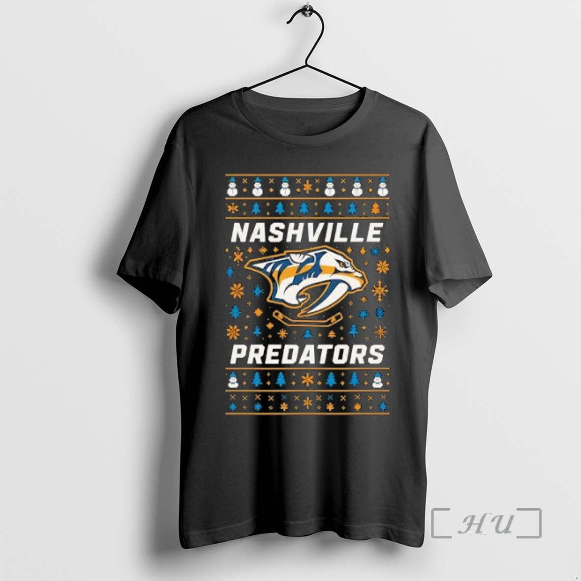 Trending Nashville Predators 2025 Ugly Christmas Logo T-Shirts, Hoodie, Sweatshirt | PopFlextees.com