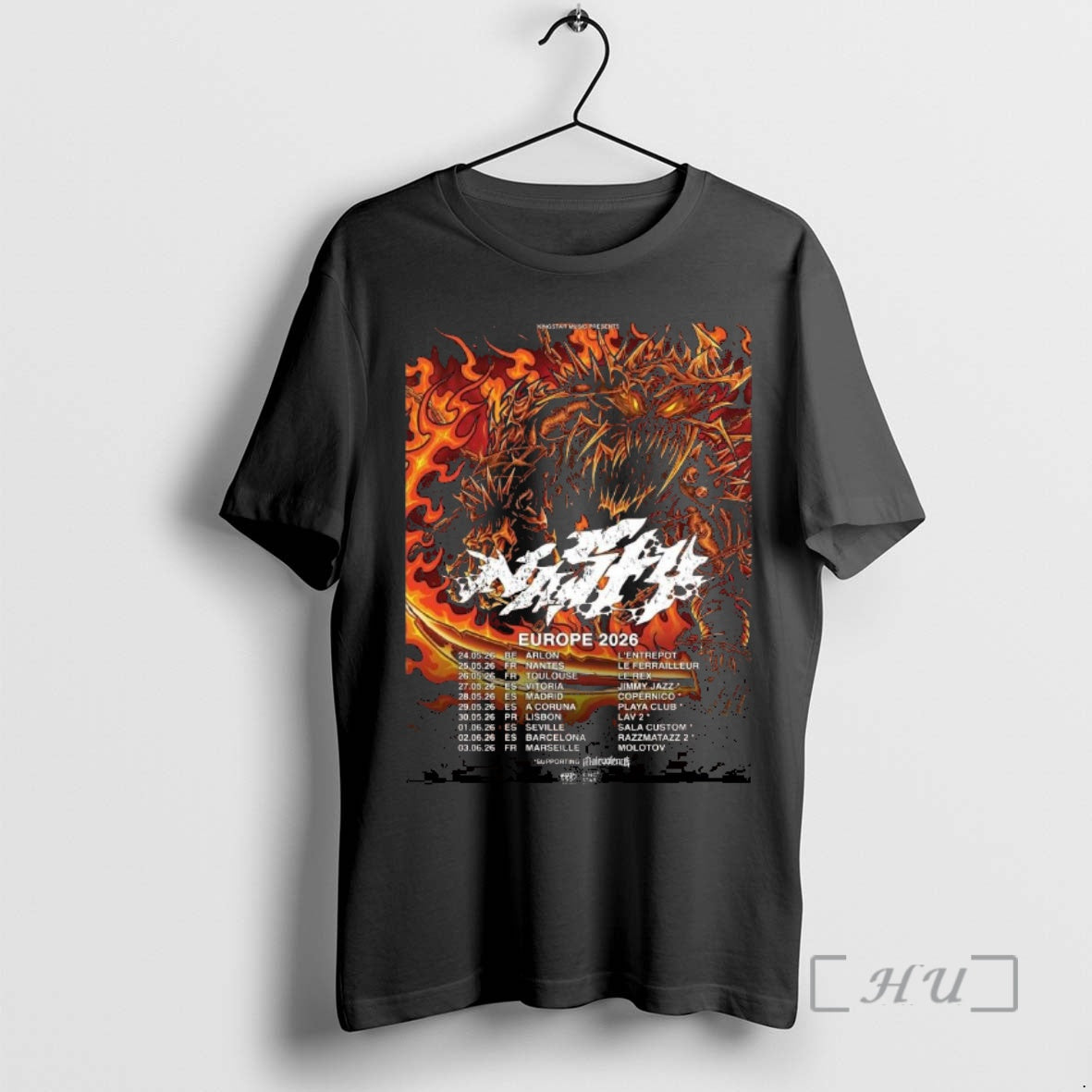 Trending Nasty Europe Tour 2026 T-Shirts, Hoodie, Sweatshirt | PopFlextees.com