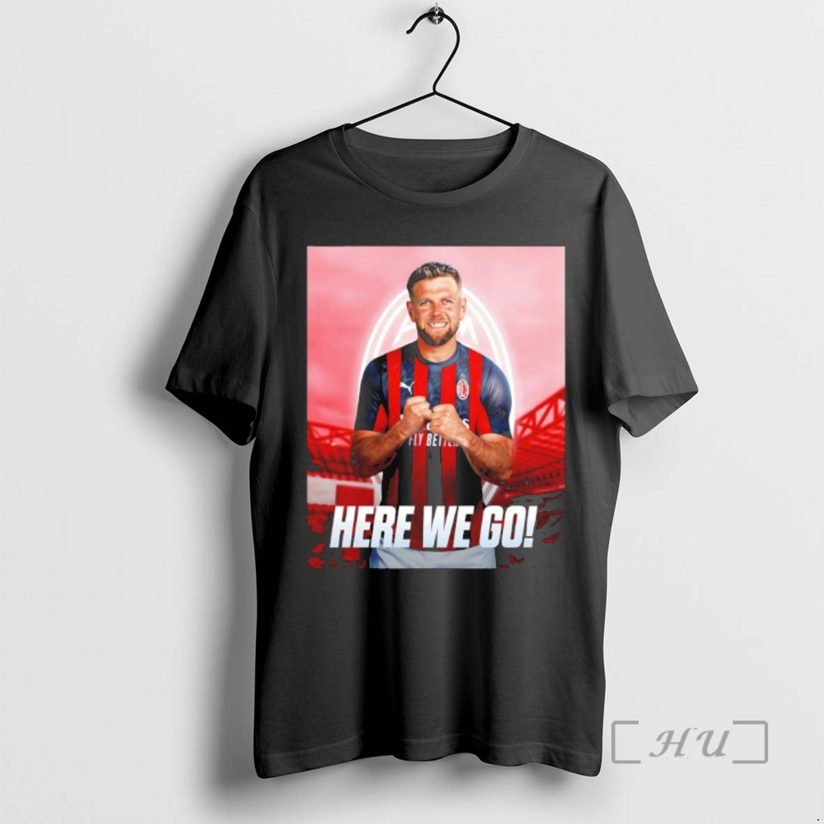 Trending Niclas Fullkrug To Ac Milan Here We Go T-Shirts, Hoodie, Sweatshirt | PopFlextees.com
