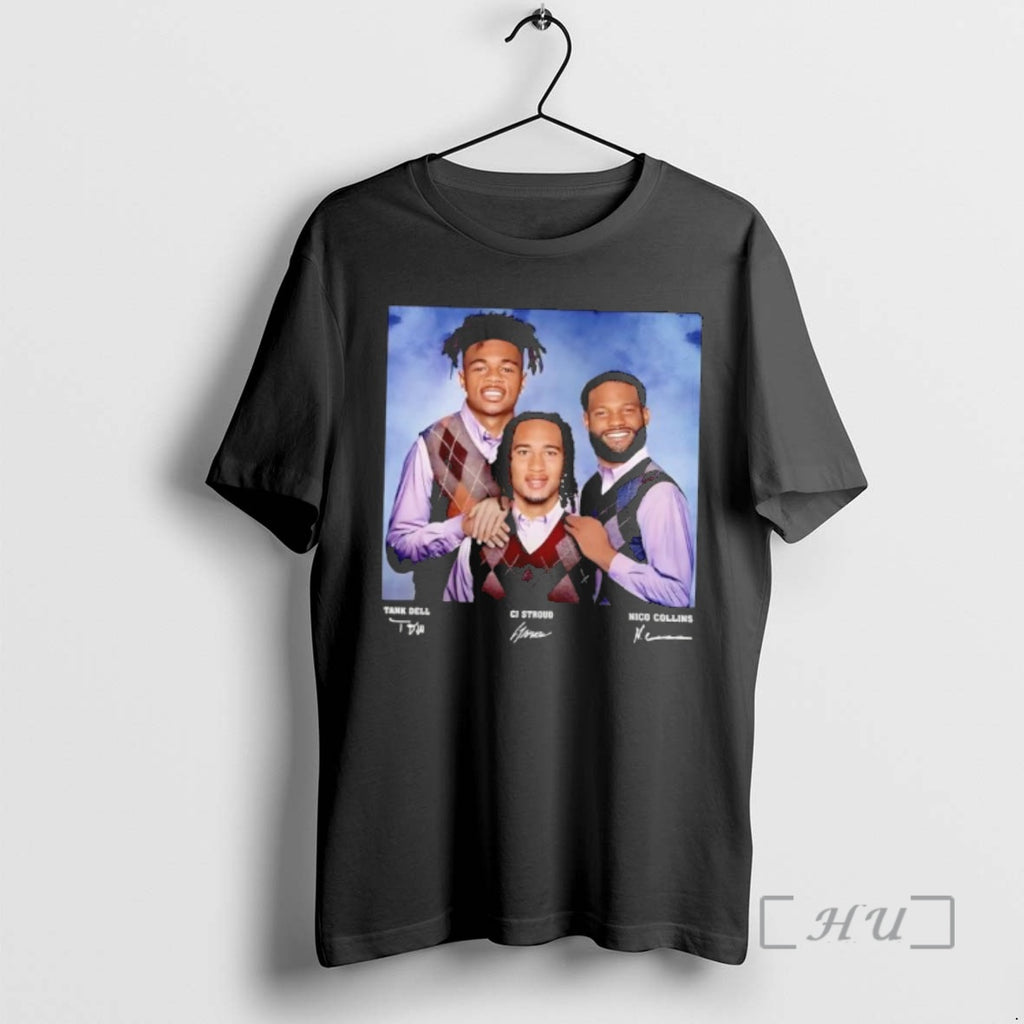 Trending Nico Collins Cj Stroud Tank Dell Football Houston Step Brothers Premium T Shirts Sweater Hoodie, Sweatshirt