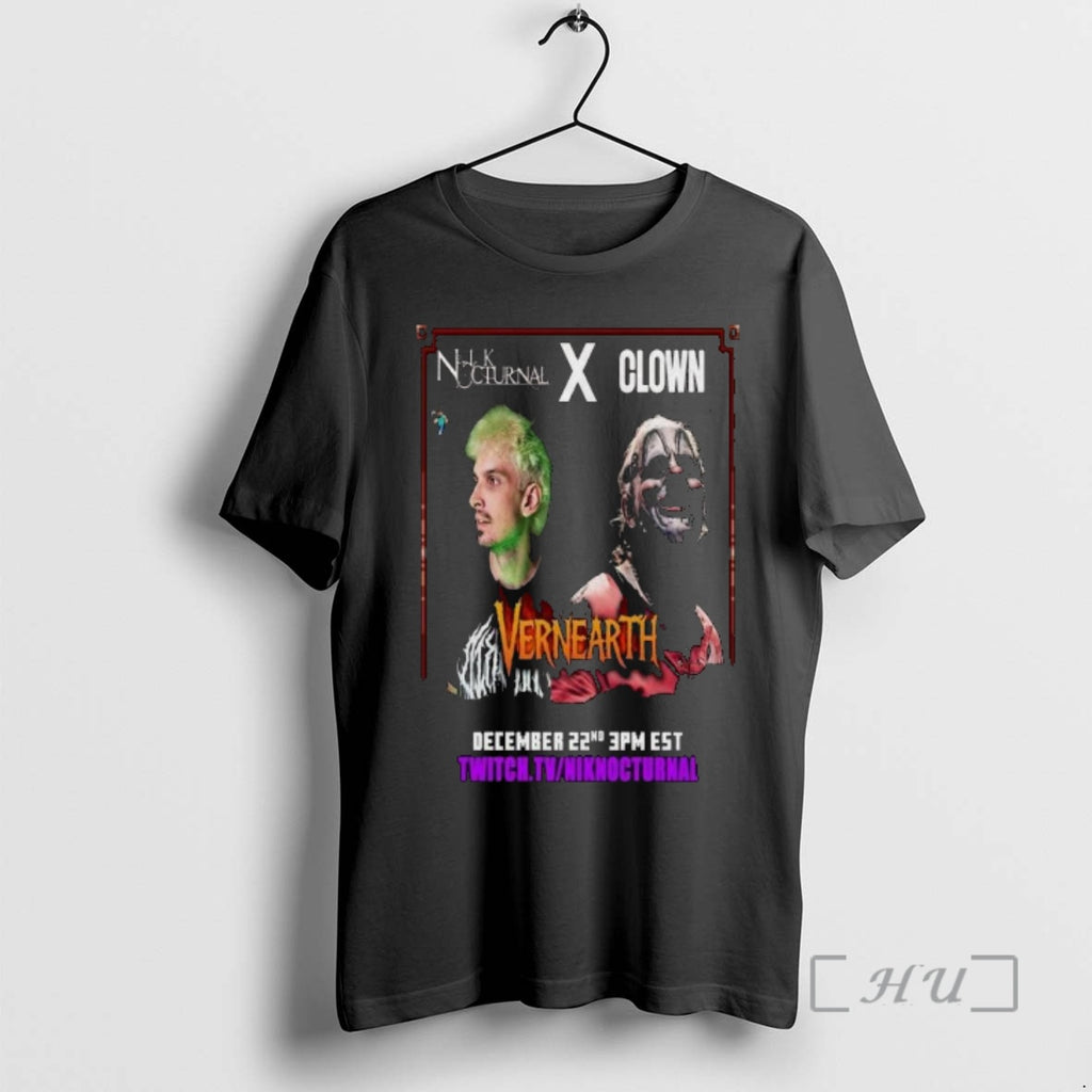 Trending Nik Nocturnal And Clown December 22 2025 Tour T-Shirts, Hoodie, Sweatshirt | PopFlextees.com