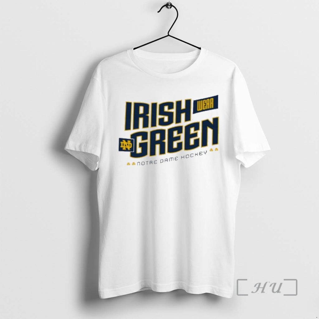 Trending Notre Dame Fighting Irish Wear Green T-Shirts, Hoodie, Sweatshirt | PopFlextees.com