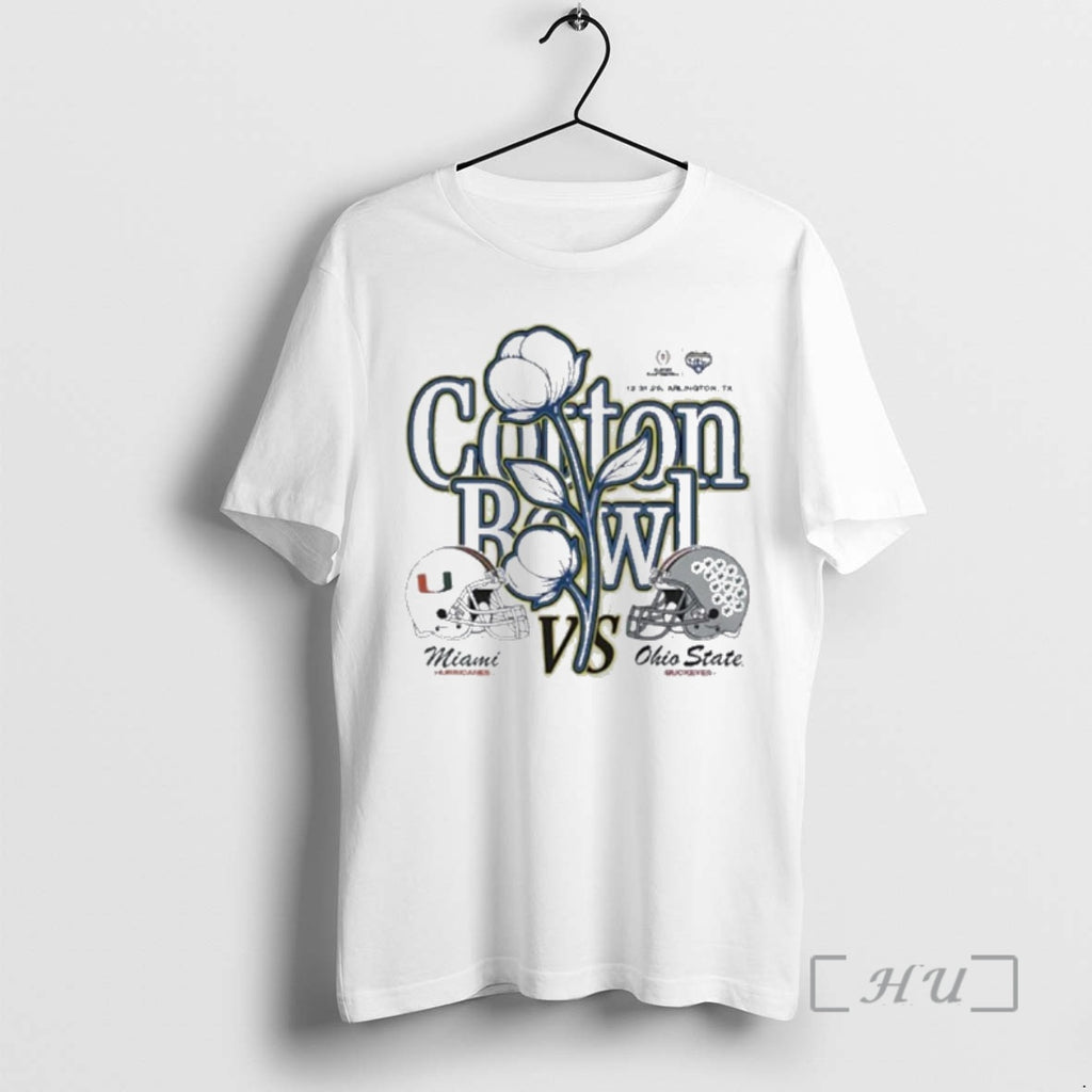 Trending Ohio State Vs Miami 2025 Cotton Bowl At Arlington Tx December 31 2025 Helmet T-Shirts, Hoodie, Sweatshirt