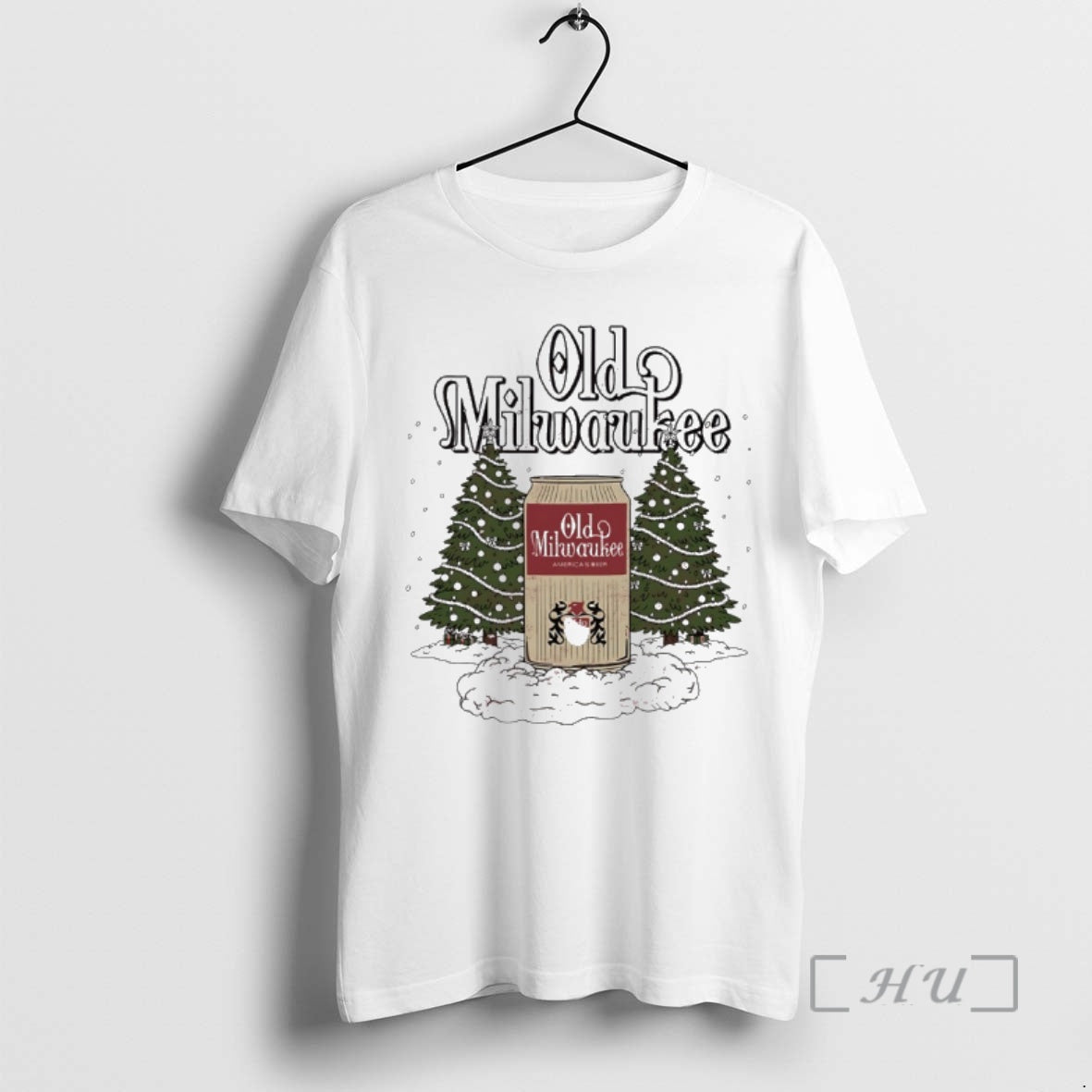 Trending Old Milwaukee Holiday Christmas Tree T-Shirts, Hoodie, Sweatshirt | PopFlextees.com