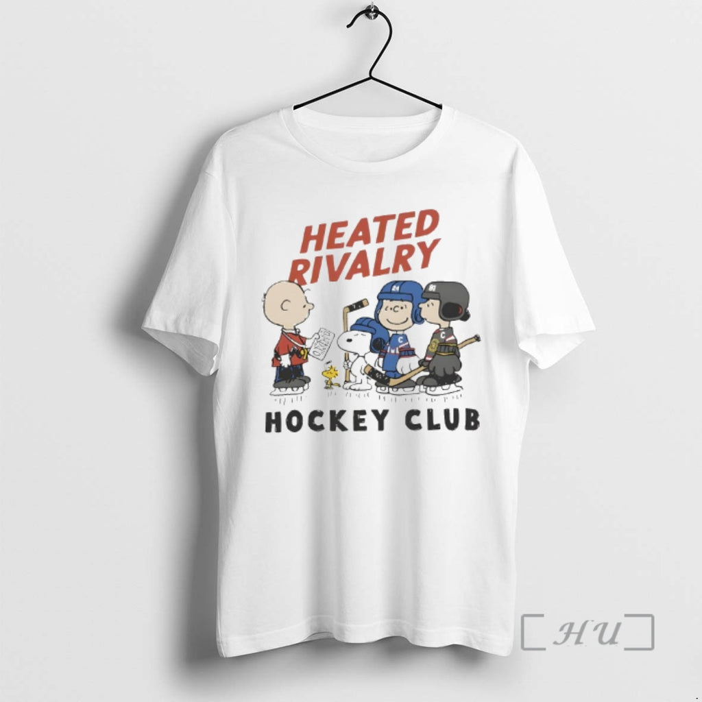 Trending Peanuts Heated Rivalry Hockey Club Graphic T-Shirts, Hoodie, Sweatshirt | PopFlextees.com