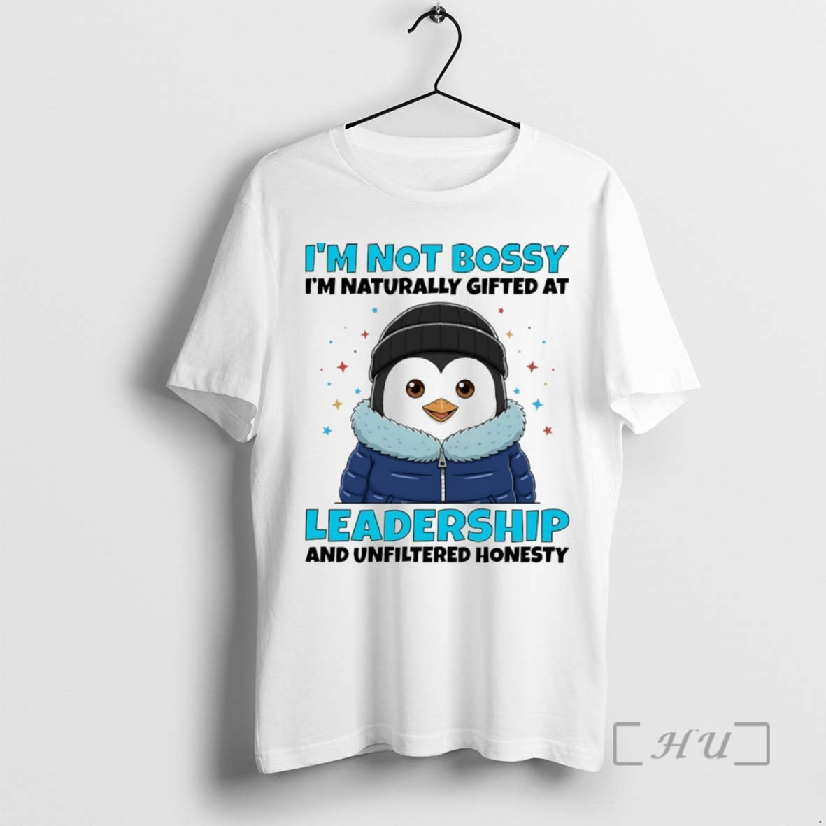 Trending Penguin Im Not Bossy Im Naturally Gifted At Leadership And Unfiltered Honesty Circle Premium T-Shirts, Hoodie,...