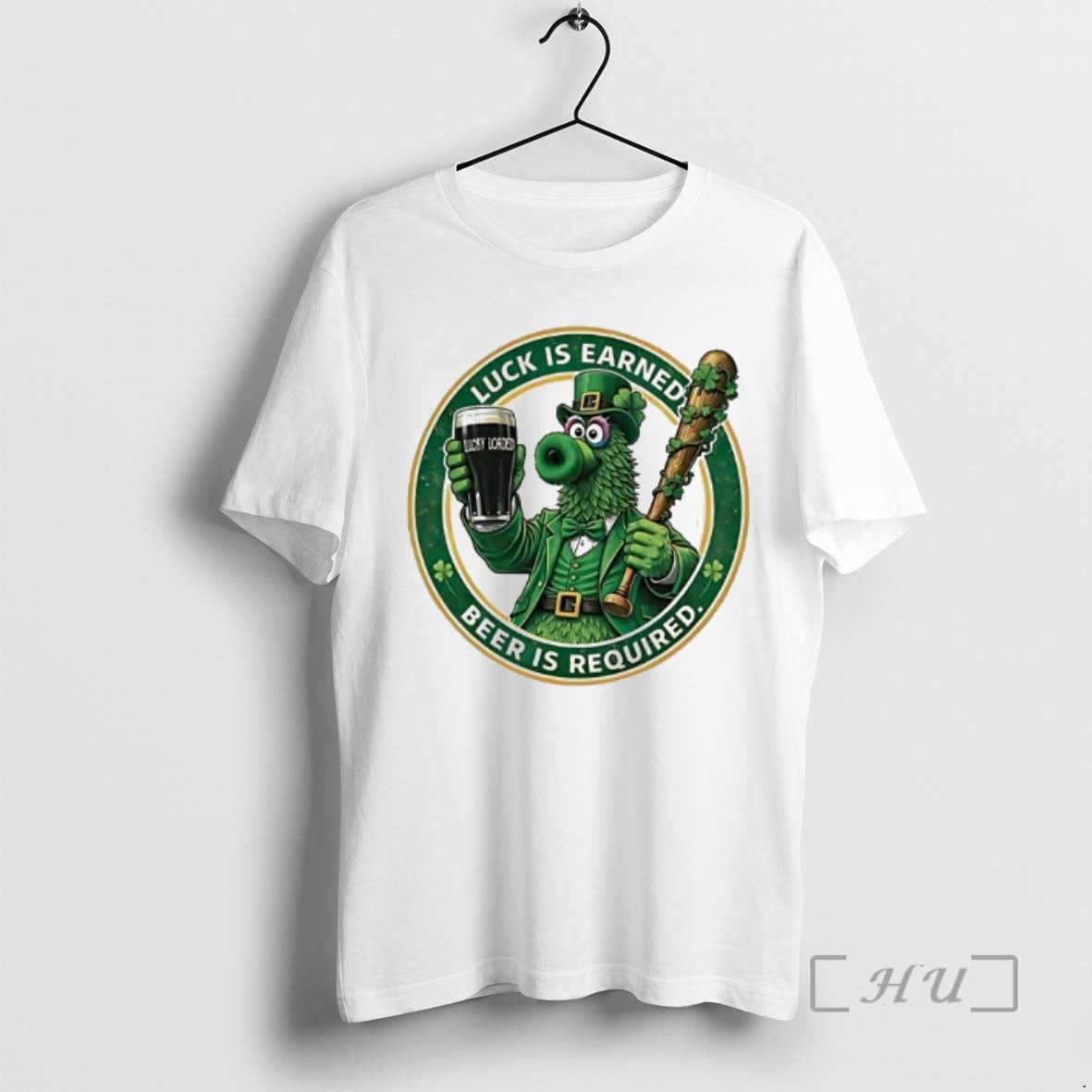Trending Phanatic Phillies Luck Is Earned Beer Is Required St T-Shirts, Hoodie, Sweatshirt | PopFlextees.com