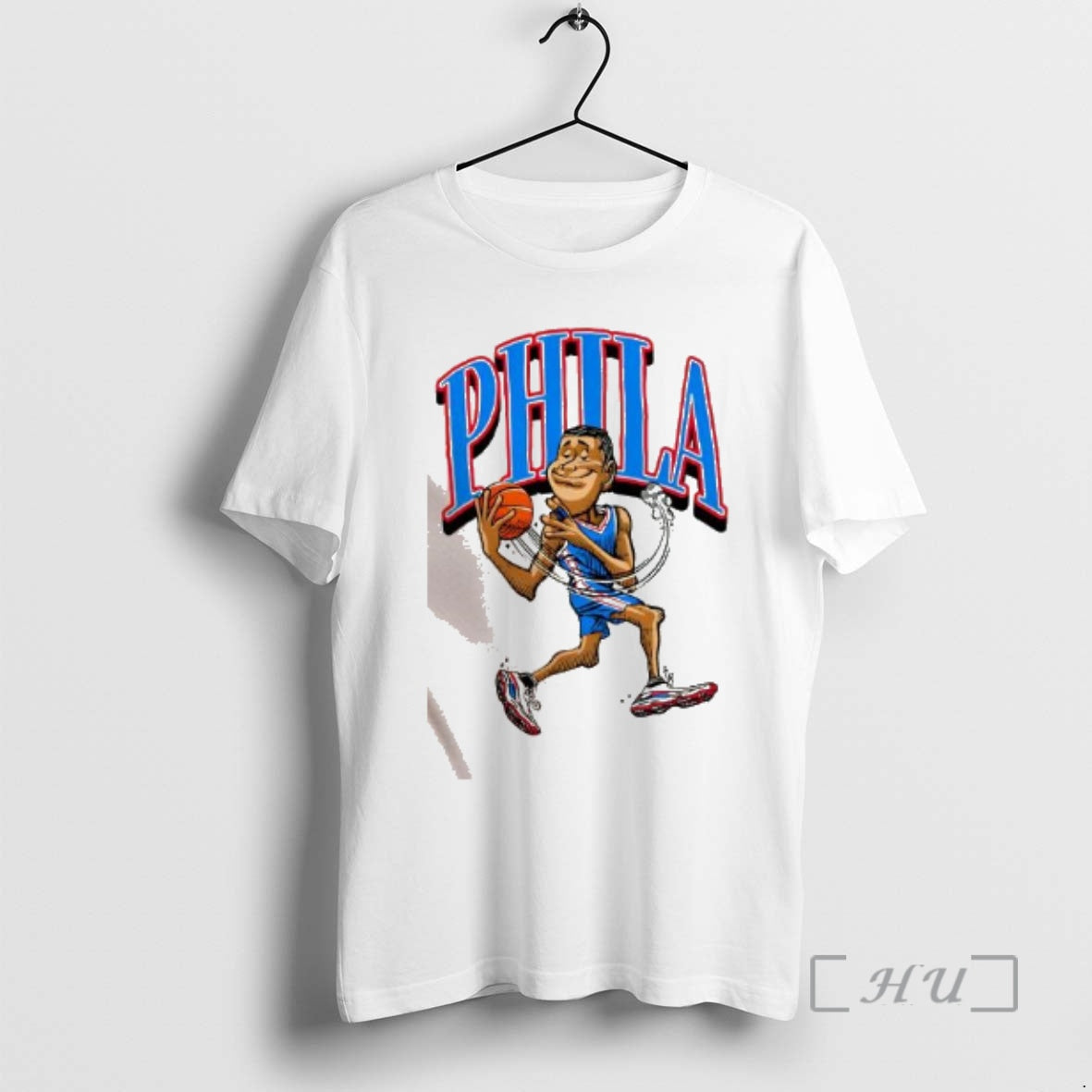 Trending Philadelphia 76ers Basketball Player Caricature T-Shirts, Hoodie, Sweatshirt | PopFlextees.com