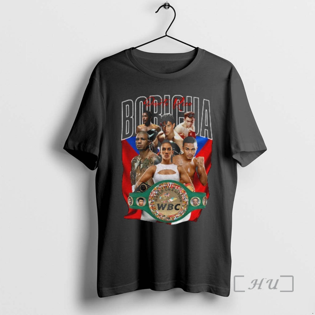 Trending Puerto Rican Boricua Boxing Wbc Legends Pride Graphic T-Shirts, Hoodie, Sweatshirt | PopFlextees.com