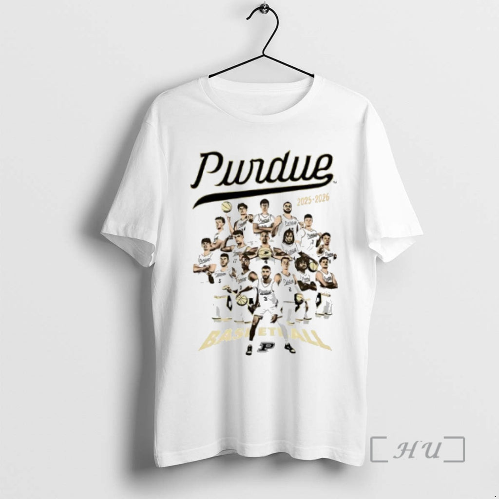 Trending Purdue Boilermakers Basketball 2025 2026 Team T-Shirts, Hoodie, Sweatshirt | PopFlextees.com
