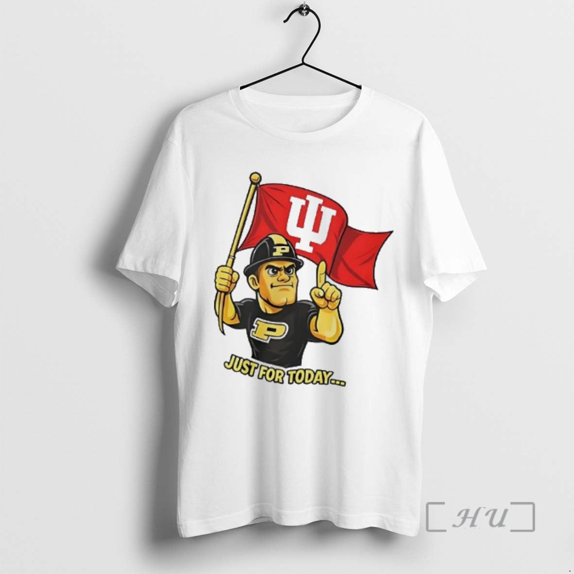 Trending Purdue Mascot Indiana Flag Just For Today T-Shirts, Hoodie, Sweatshirt | PopFlextees.com