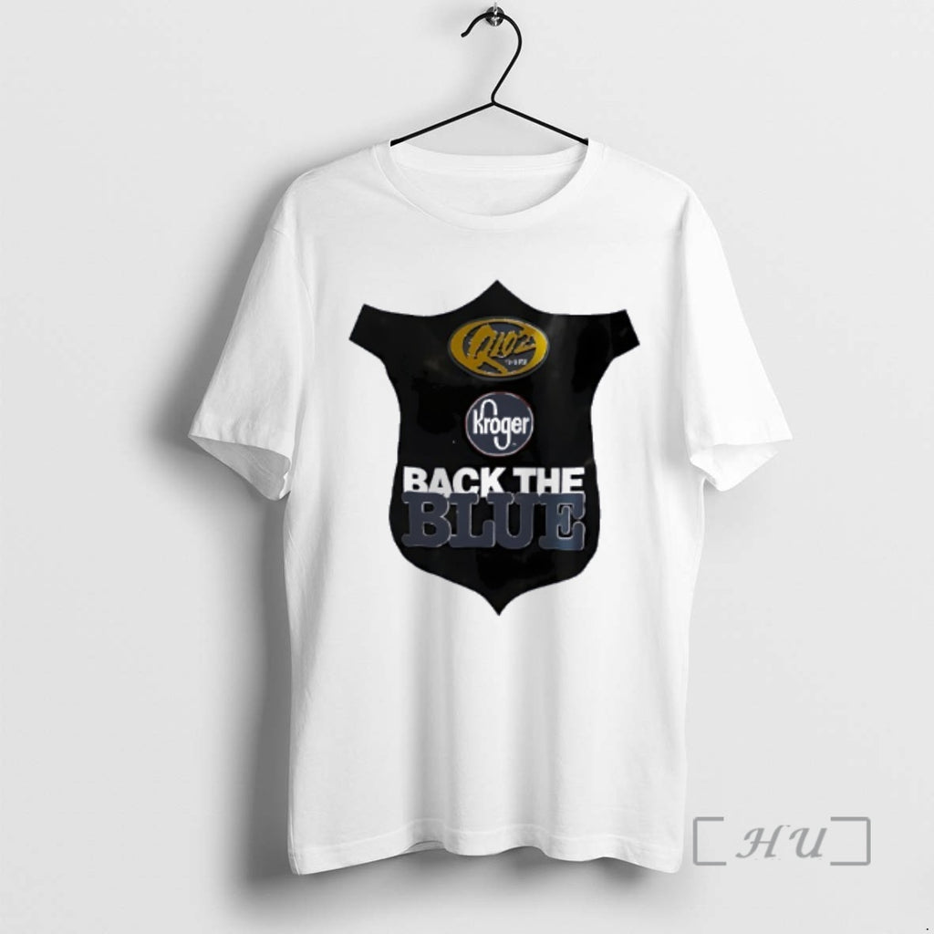 Trending Qlo2 Kroger Back The Blue T-Shirts, Hoodie, Sweatshirt | PopFlextees.com