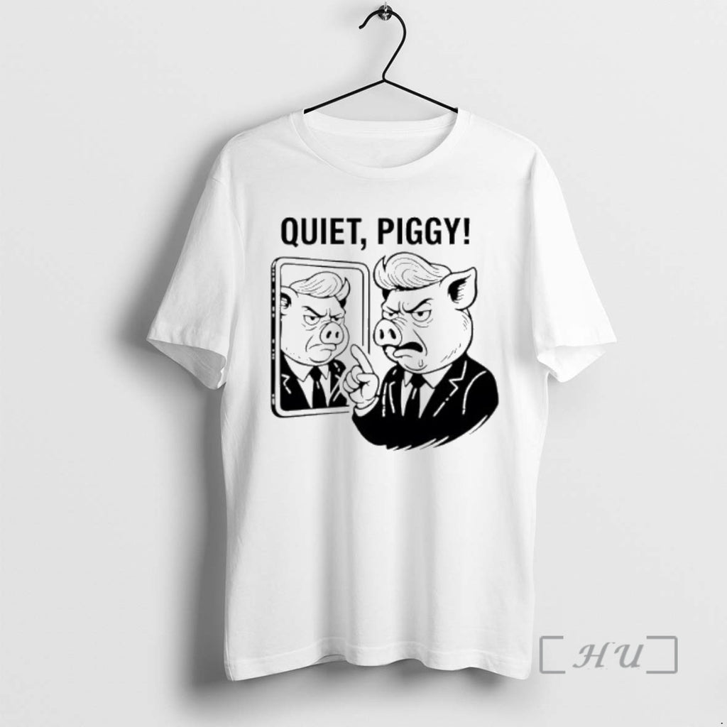 Trending Quiet Piggy Pointing Angrily Anti Trump T-Shirts, Hoodie, Sweatshirt | PopFlextees.com