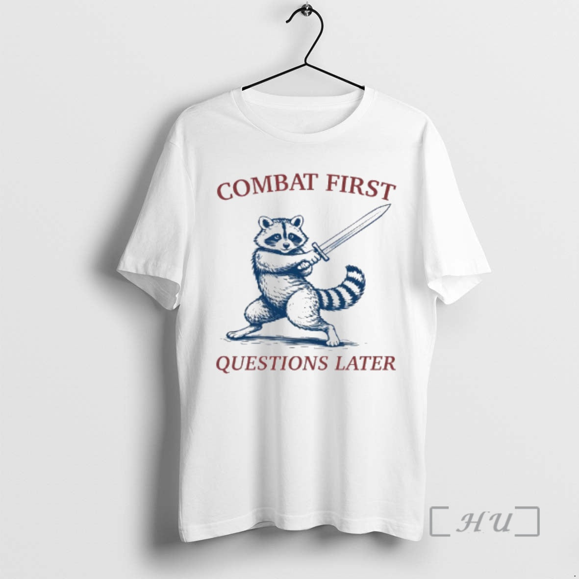 Trending Raccoon Combat First Questions Later T-Shirts, Hoodie, Sweatshirt | PopFlextees.com