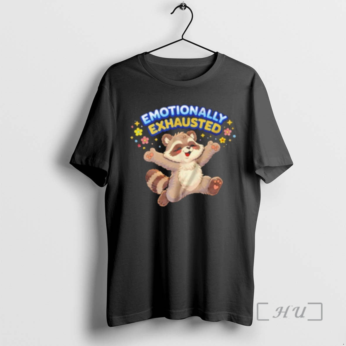 Trending Raccoon Emotionally Exhausted T-Shirts, Hoodie, Sweatshirt | PopFlextees.com