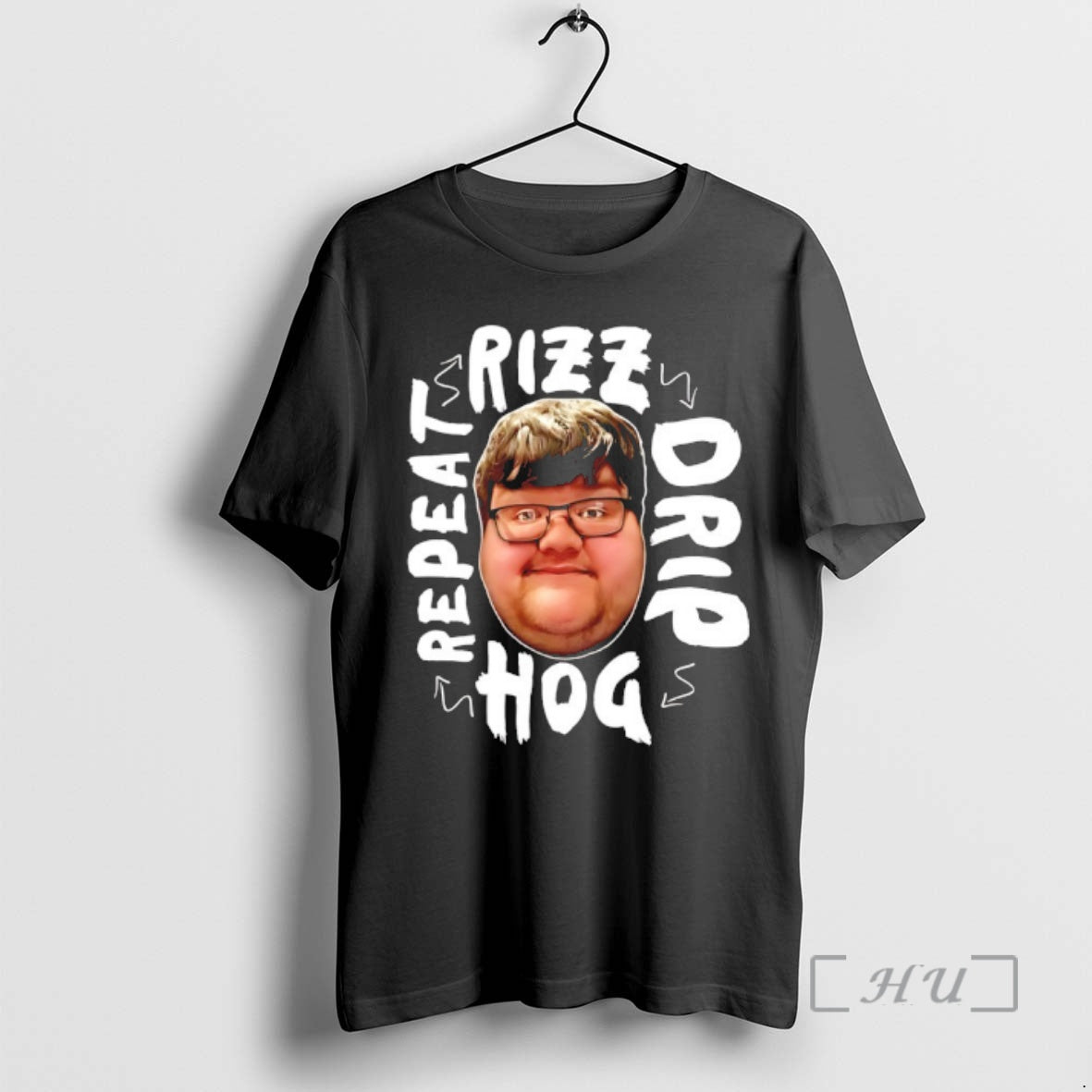 Trending Rizz Drop Hog Repeat Hogdale Big Head T-Shirts, Hoodie, Sweatshirt | PopFlextees.com